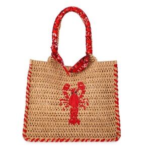 SOOO CUTE! 👜 🦞
WOVEN STRAW BAG W/ MAGNETC SNAP CLOSURE